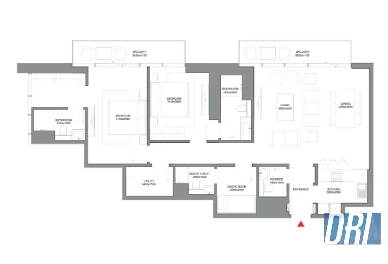 掲載元の間取り図