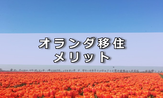 オランダ移住メリット