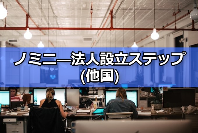 ミニー法人設立ステップ（他国）