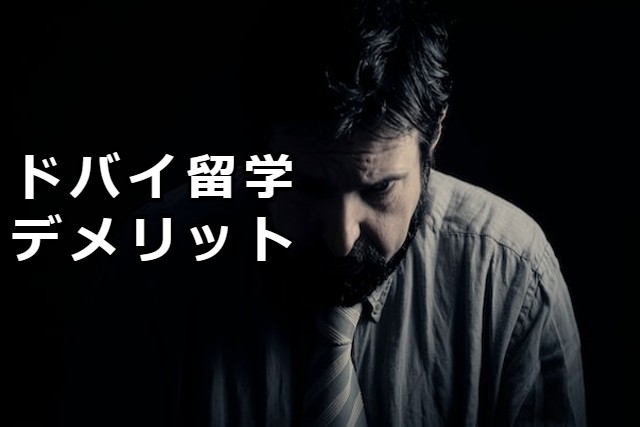 ドバイ留学デメリット