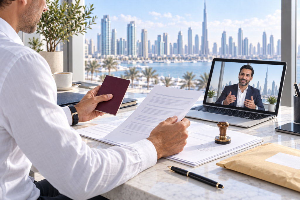 Property owner abroad organising a power of attorney for a Dubai sale